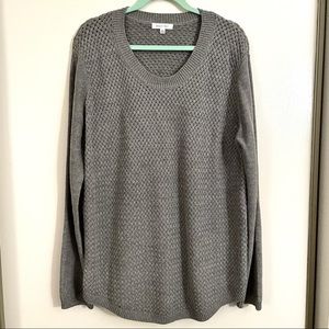 Stitch Fix - Josey sweater - August Mist textured pullover, Size XXL - gray, EUC